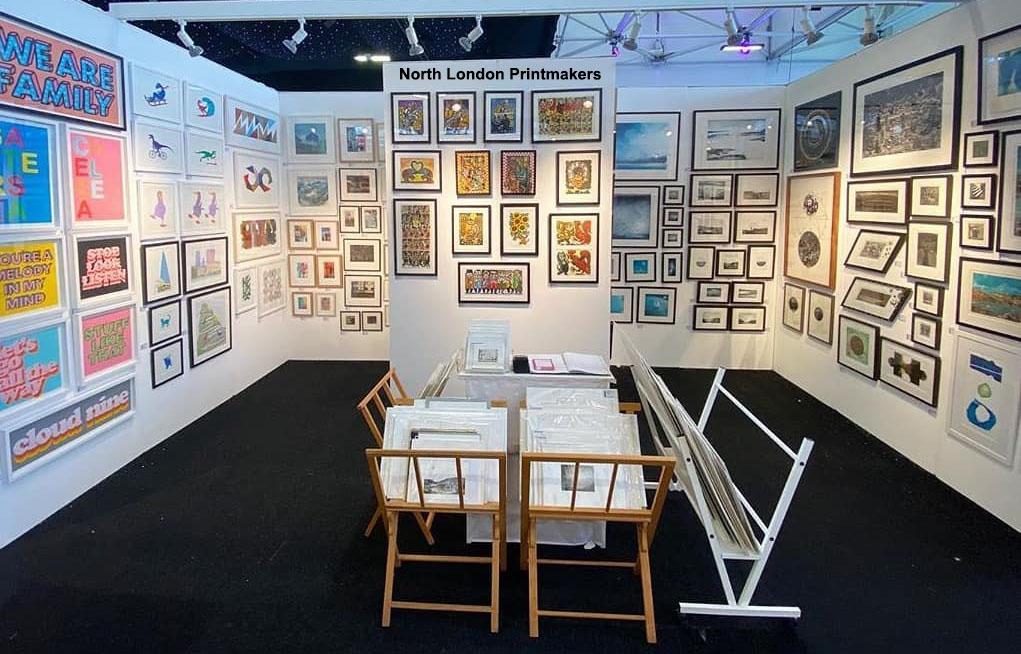 Our stand at the Affordable Art Fair Battersea