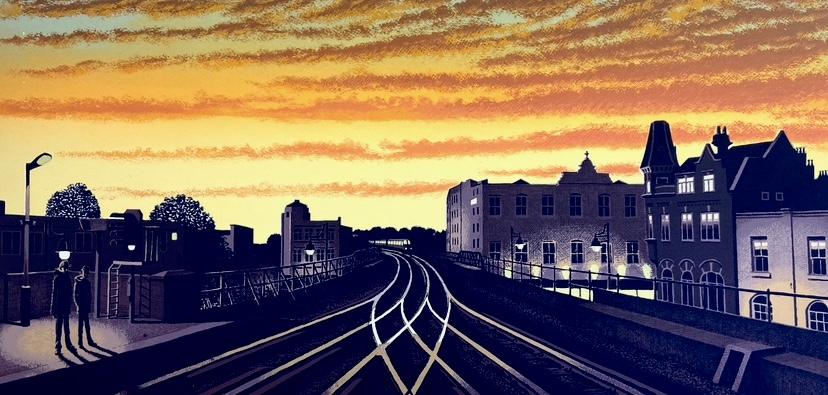 Brixton Skyline at Twilight