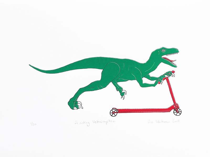 Scooting Velociraptor 