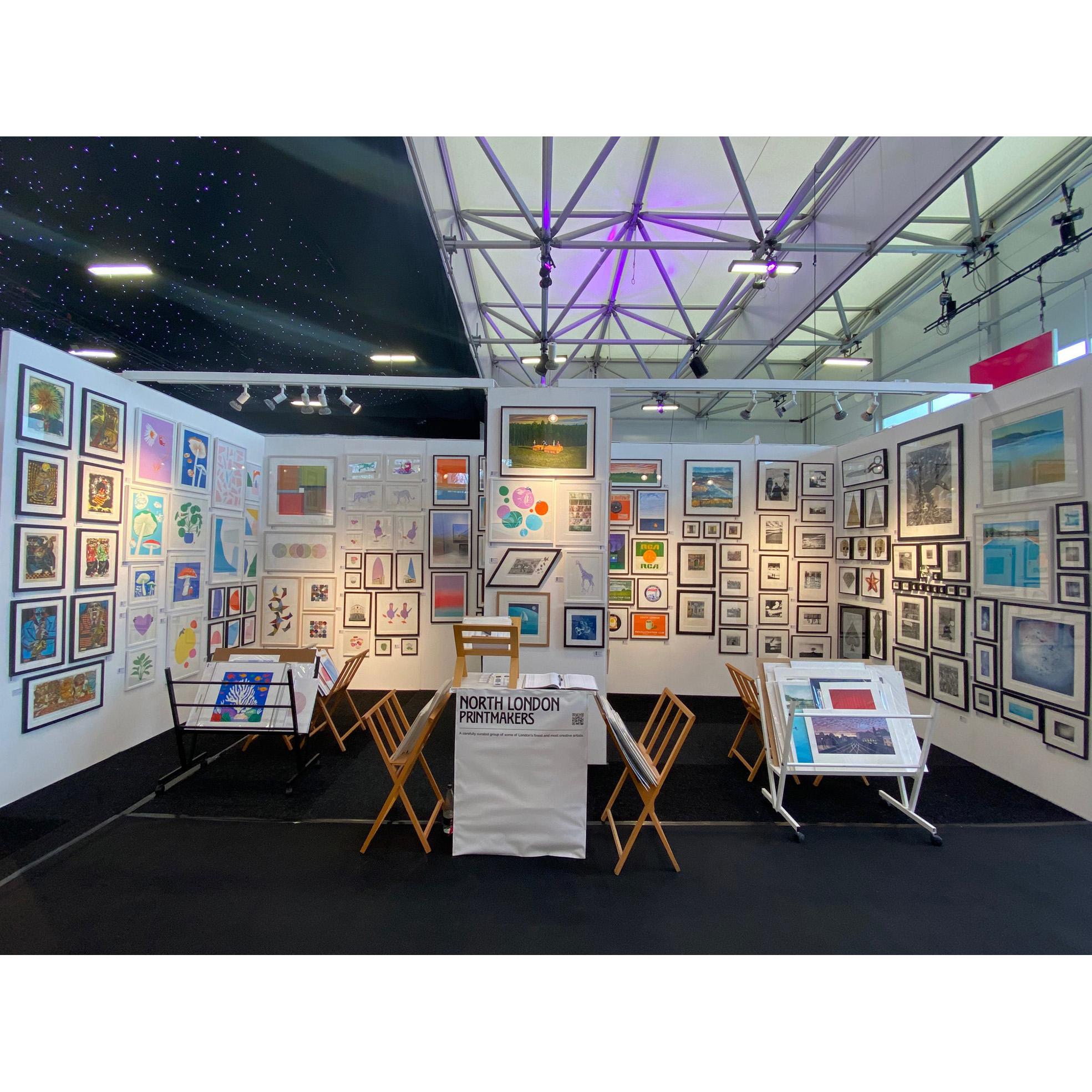 North London Printmakers stand at Battersea 2022