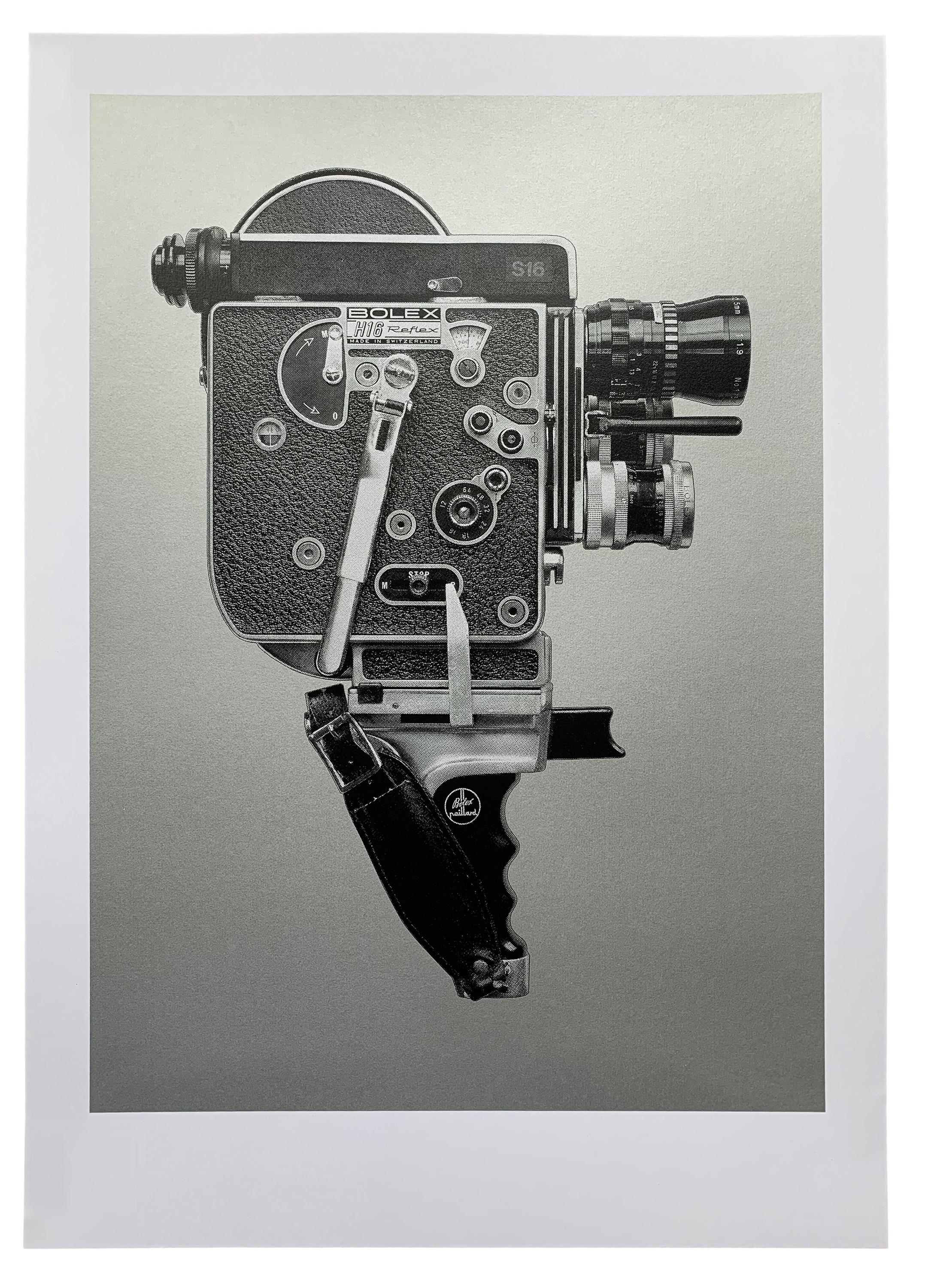 Alan Thornton, Bolex, 2 colour screenprint, 59.4cm x 42cm, Unframed: £75, 2020.