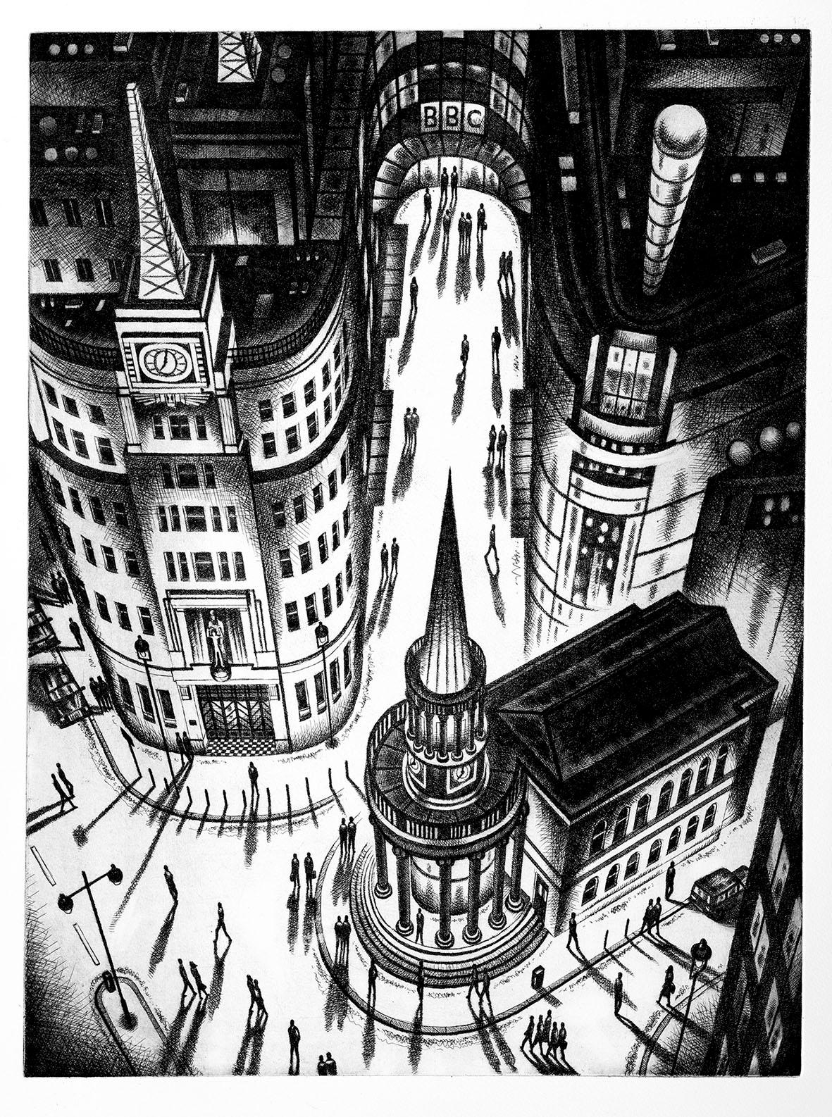 W1A - BBC and All Souls Church, Langham Place