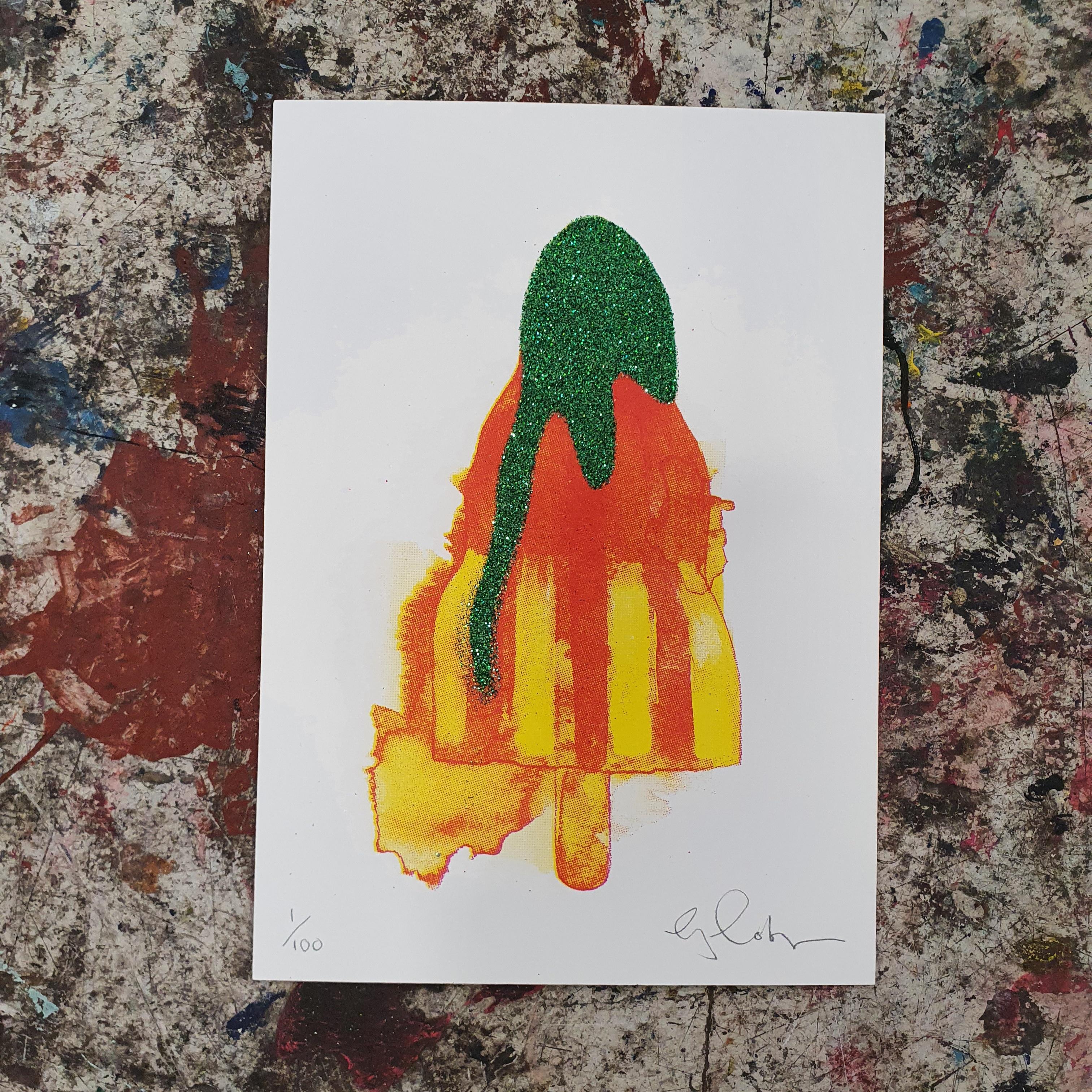 Mini traffic light rocket, detail