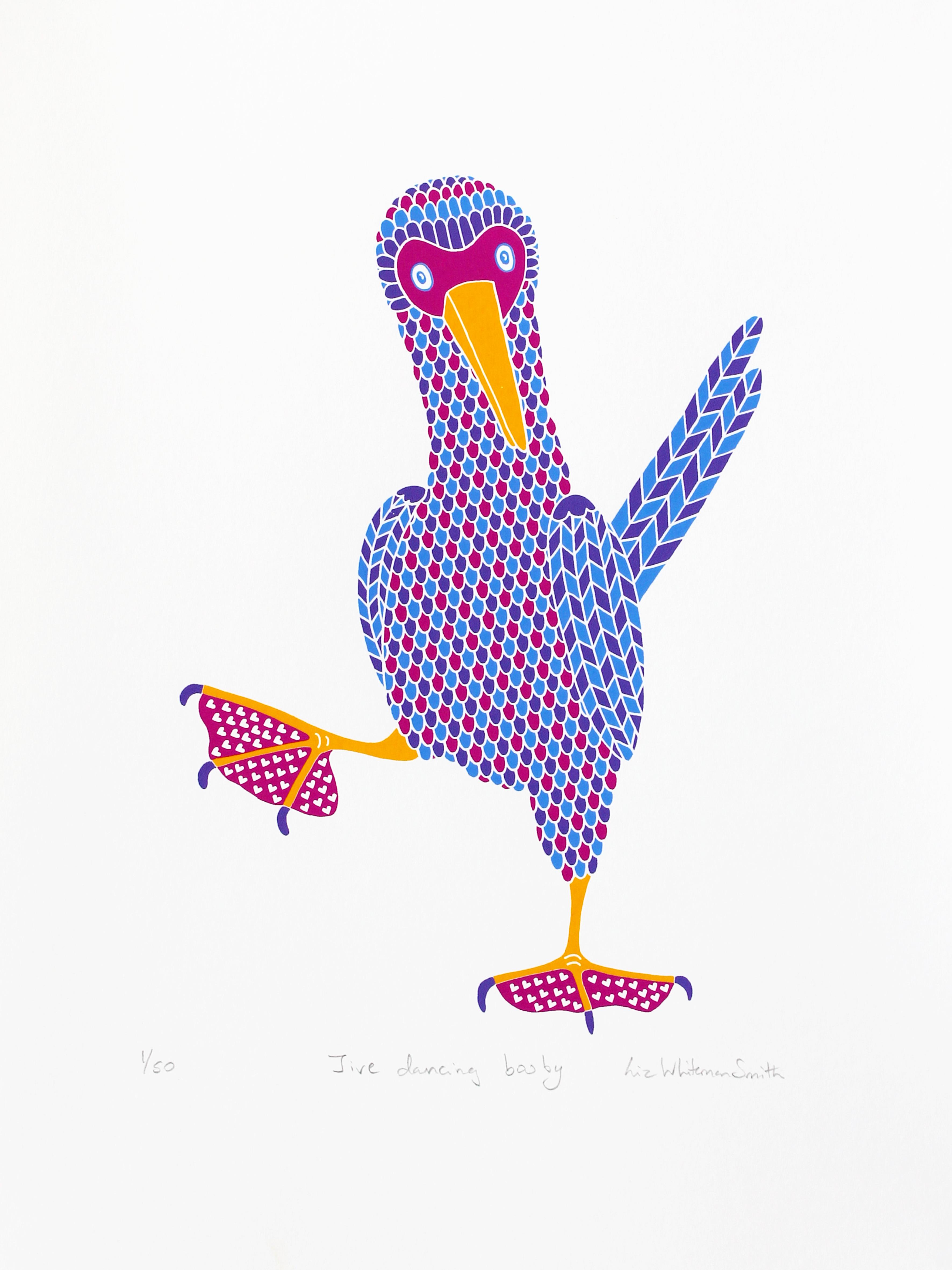 Jive dancing booby