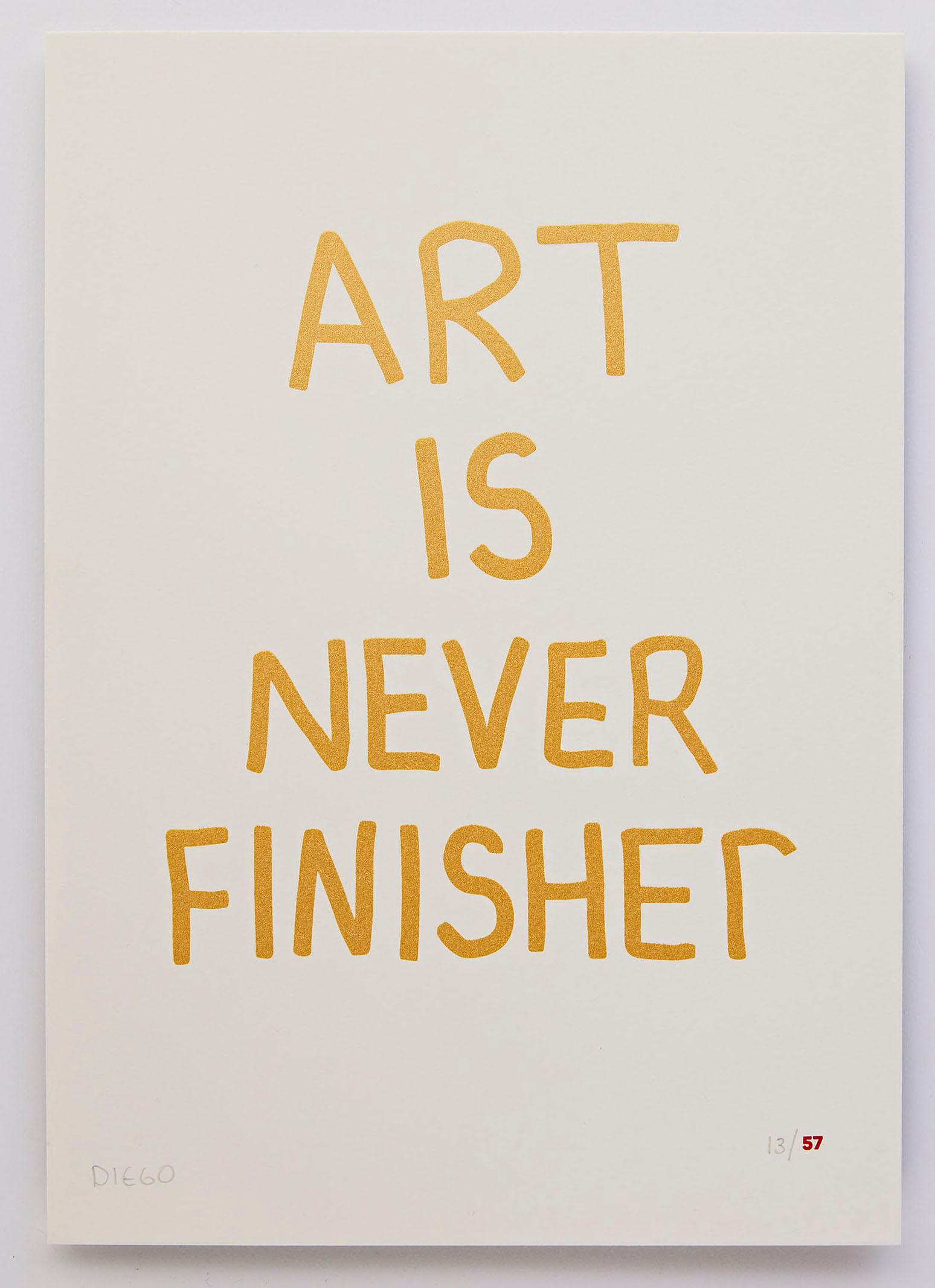 Screen print, 21x29.7 cm, printed on Somerset satin paper from an edition of 19.