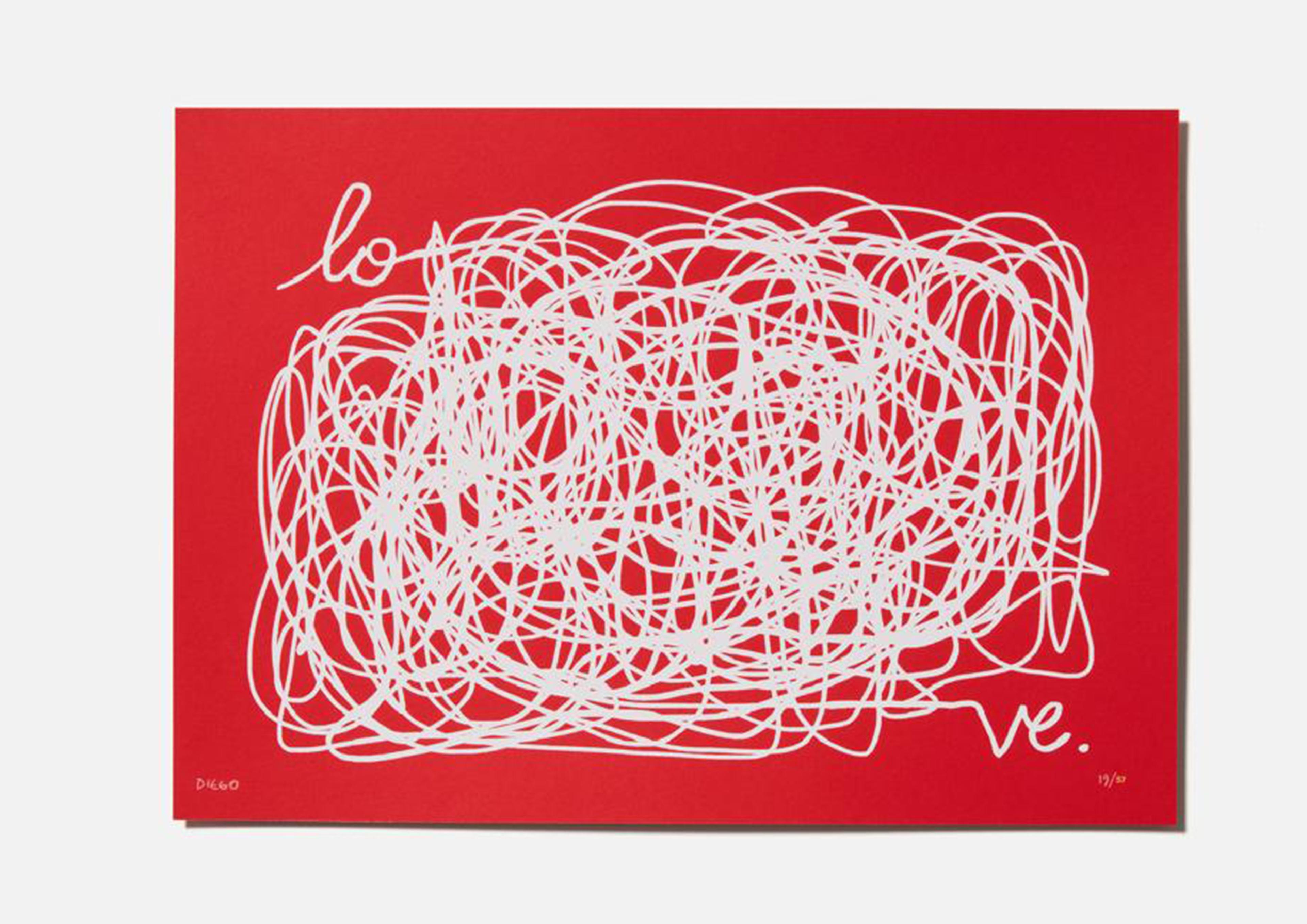 Love is in cursive